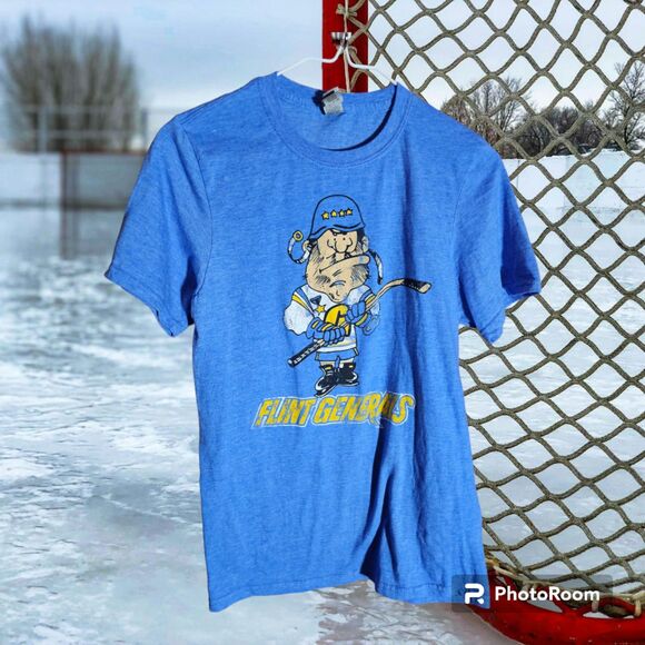 Flint Generals T-Shirt Size‎ S Blue - Picture 1 of 2